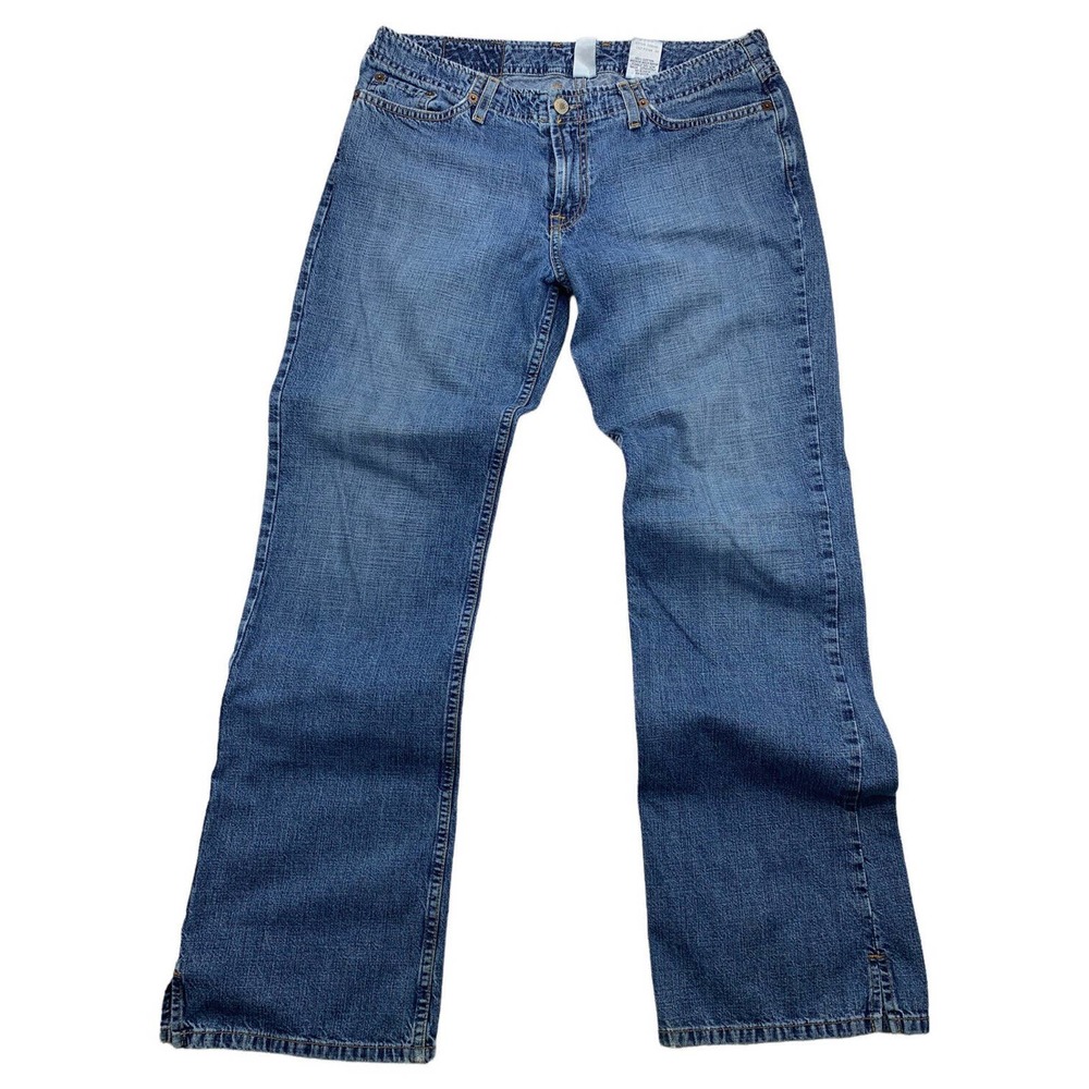 LUCKY BRAND Women Adult 12 / 31 Boyfriend Straight Leg Bootcut Blue Denim Jeans